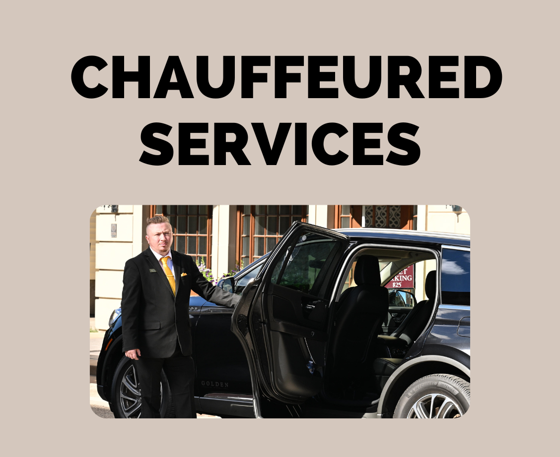 Hello GLI! - 'Chauffeured Services' graphic