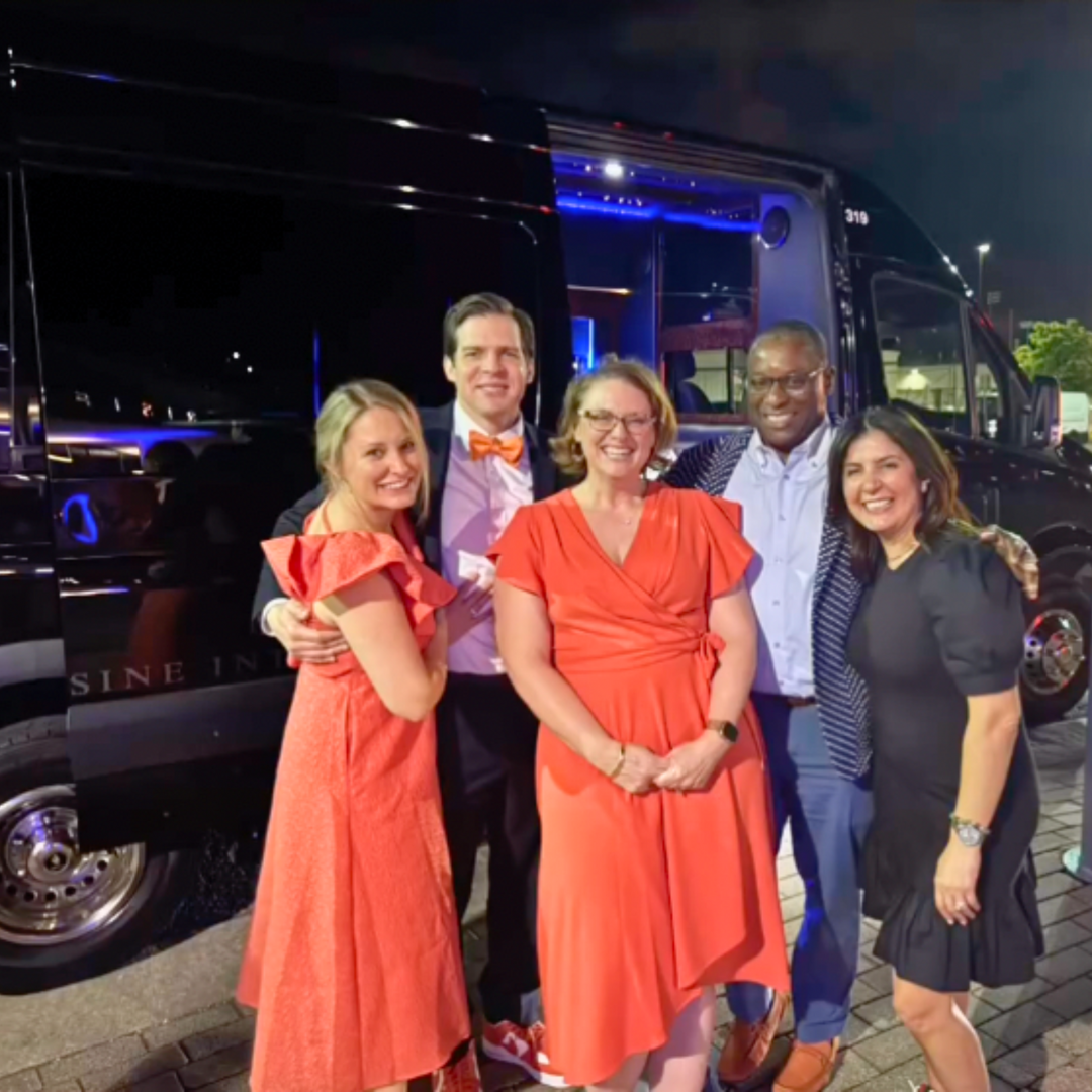 Supporting our community and inspiring positive impact has been Golden Limousine's mission for 33 years, Sean & Alina Duval plus friends at Chad Tough 2024 fundraiser!