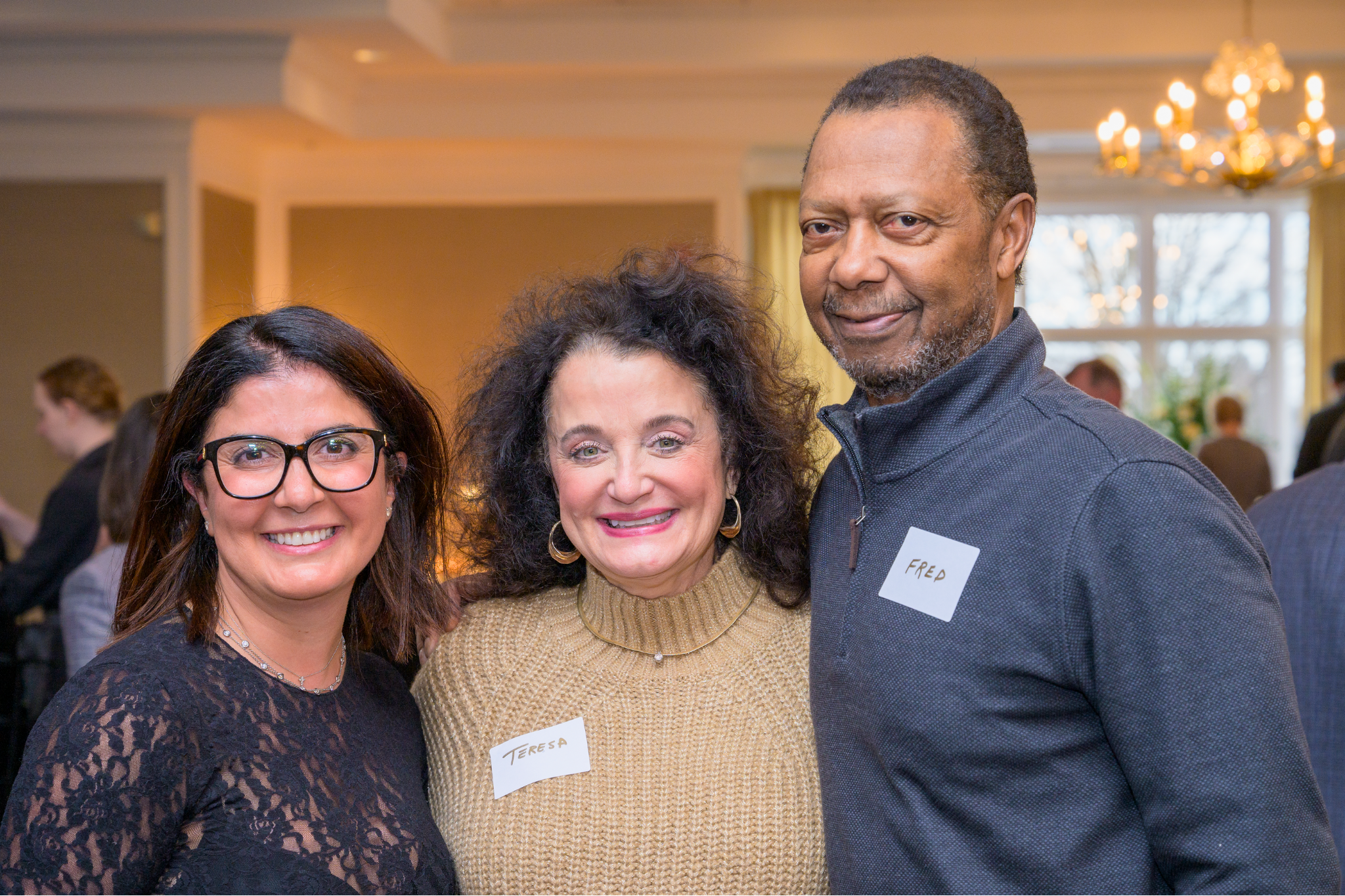 Driving Change at Golden Limousine involves our dedicated CFO Alina Duval (left) continuously developing community relationships and building partnerships with organizations such as the Student Development Program founded by Fred Jackson (right), wife Teresa Jackson (middle).