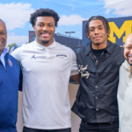 Golden celebrations brought to you by Golden Limousine International, with our Golden Partners, University of Michigan Football friends and so many more! Sean Duval (left), Zeke Berry (left middle), Semaj Morgan (right middle), Sam Webb (right)