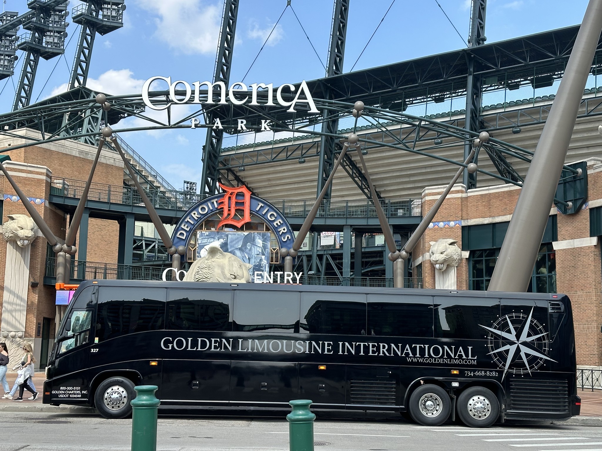 Detroit Tigers Transportation by Golden Limousine International