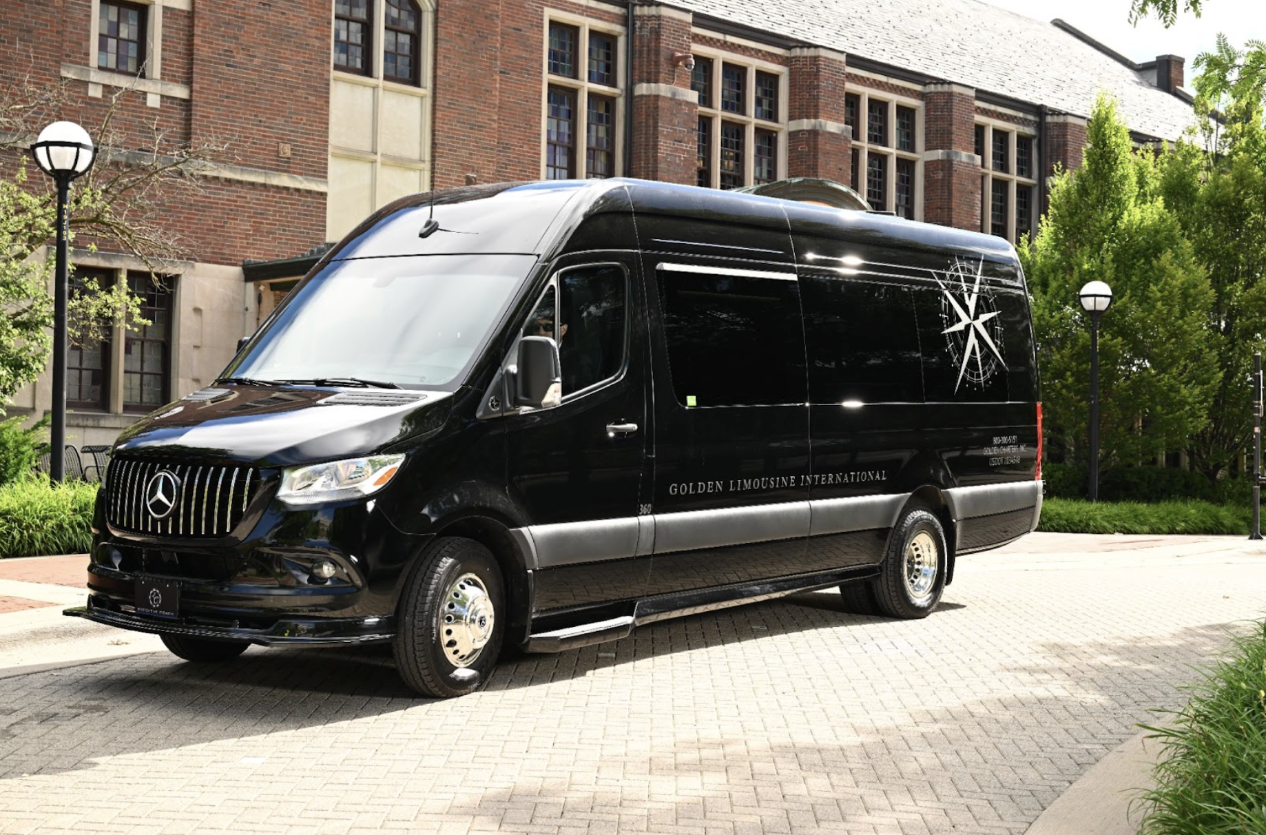 2025_10_16_GLI_Executive Sprinter.O Golden Limousine International offers a variety of fleet options in our Golden Fleet - such as our multi-seat Executive Sprinter!