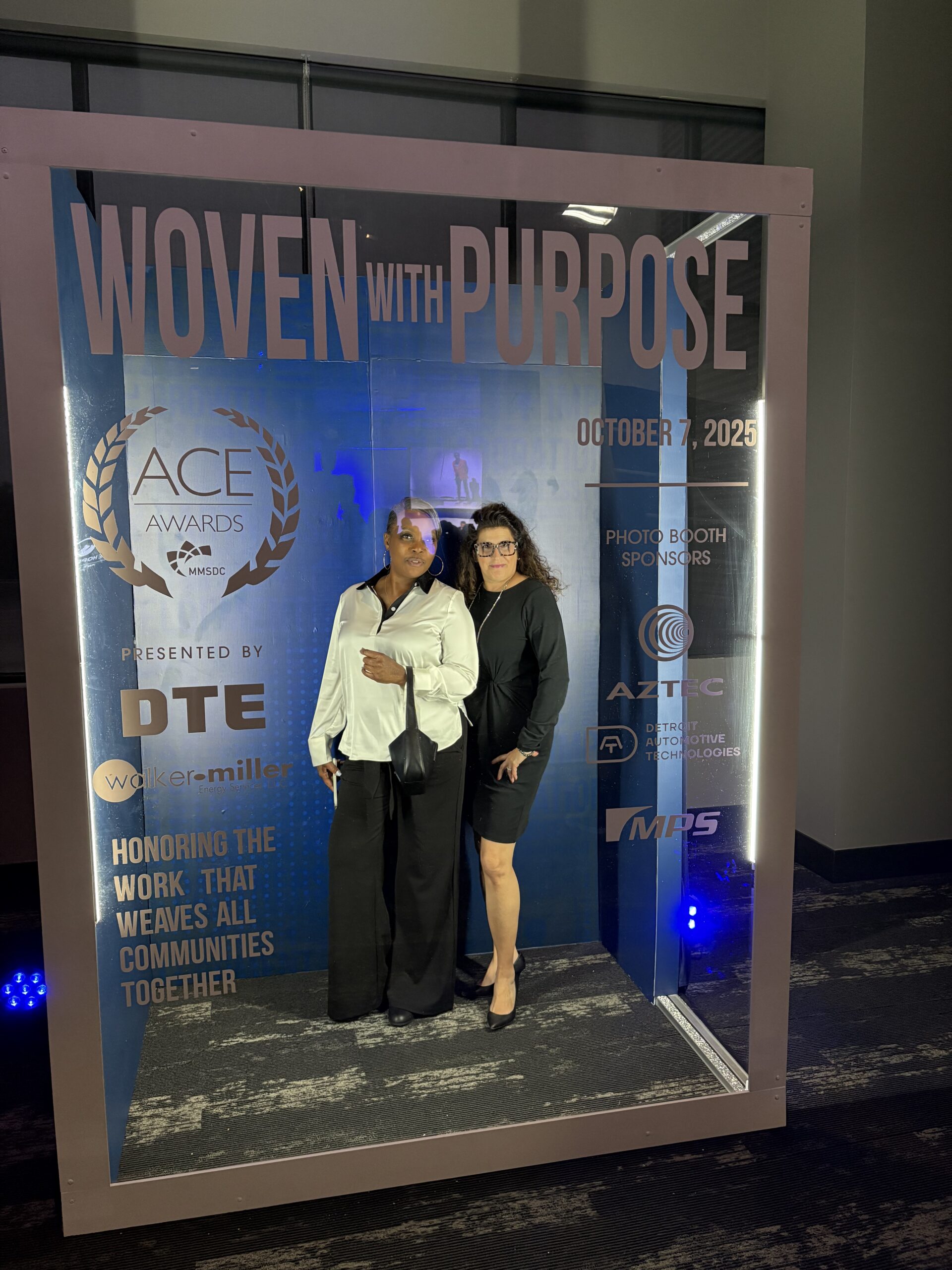 2025_10_16_GLI_MMSDC ACE Awards_Sandra_Deidra.O Golden Limousine International is proud to be a 2025 MMSDC ACE Awards Honoree - accepting this years award was Golden Team Members Sandra B. and Deidra P.