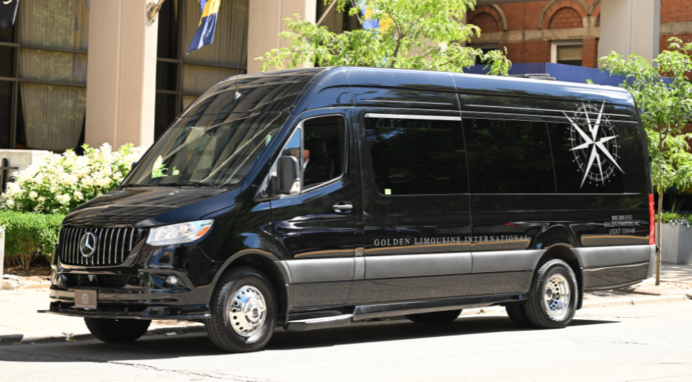 Golden Limousine International Limousine Sprinter offers space, comfort, and reliability for all your transportation needs.